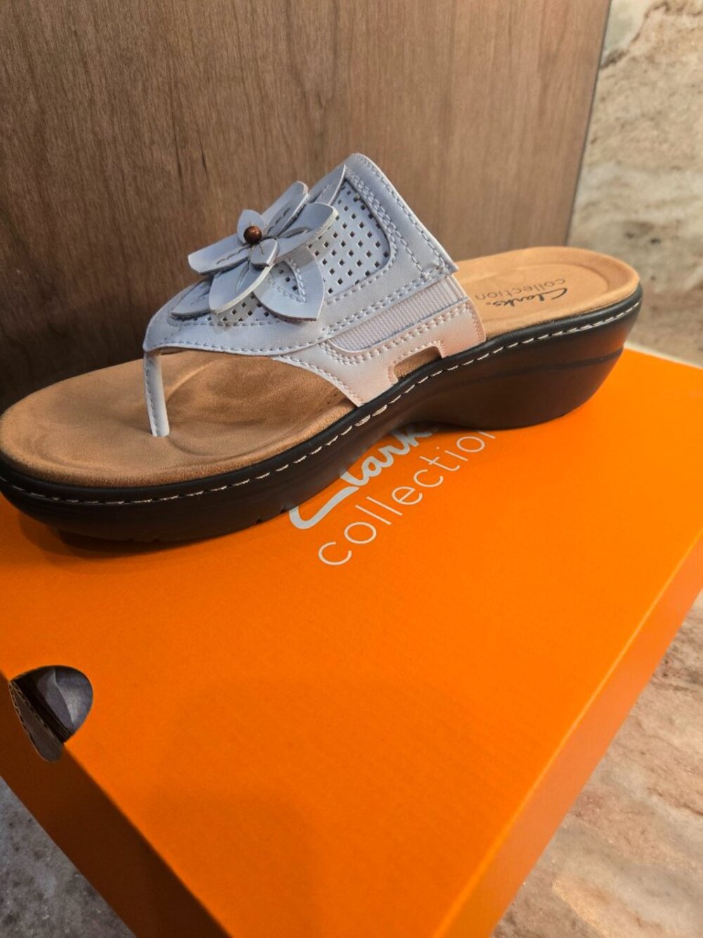 NIB Clark Collection Merliah2 Kyla Wedge sandals